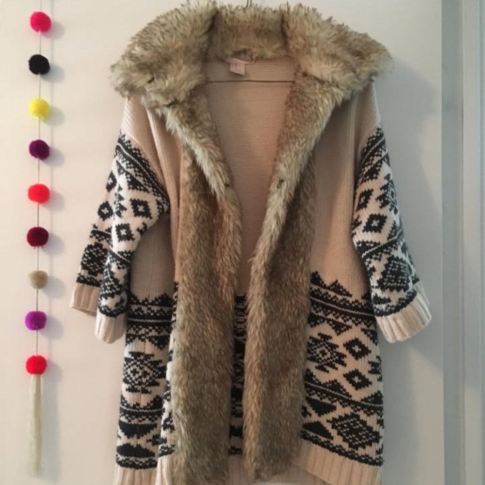 Long cardigan sweater size XS/S
